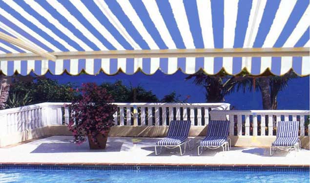 The Madera Giant Retractable Awnings hold the official title of the largest lateral arm systems available on the American market.